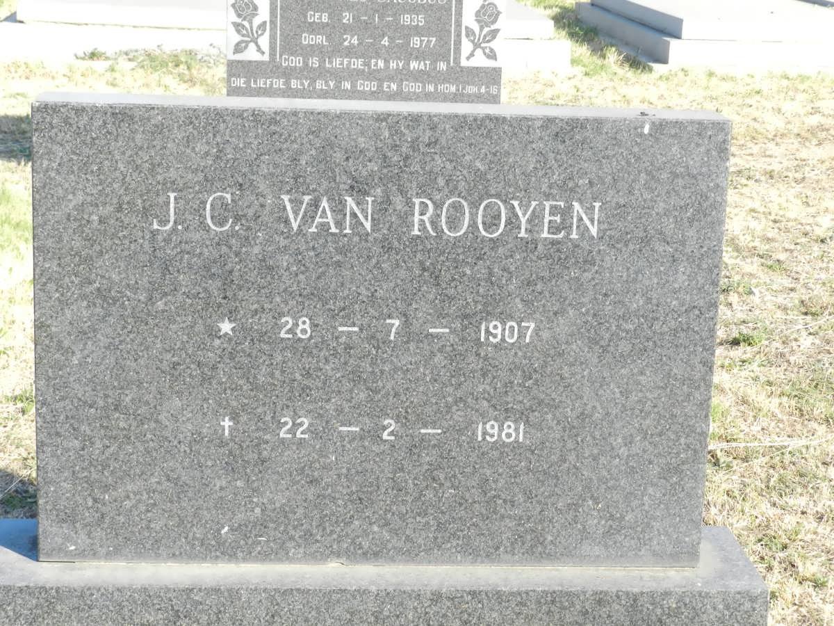 ROOYEN J.C., van 1907-1981