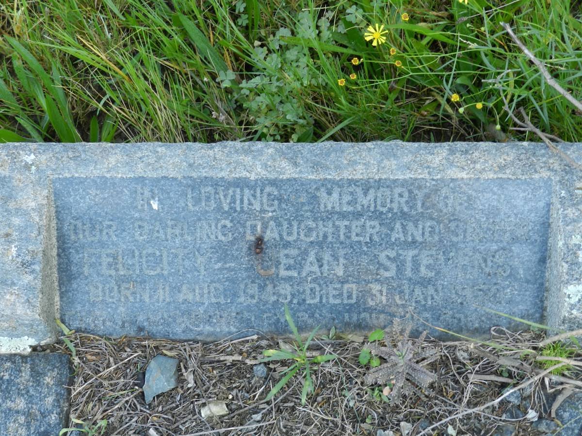 STEVENS Felicity Jean 1949-1950