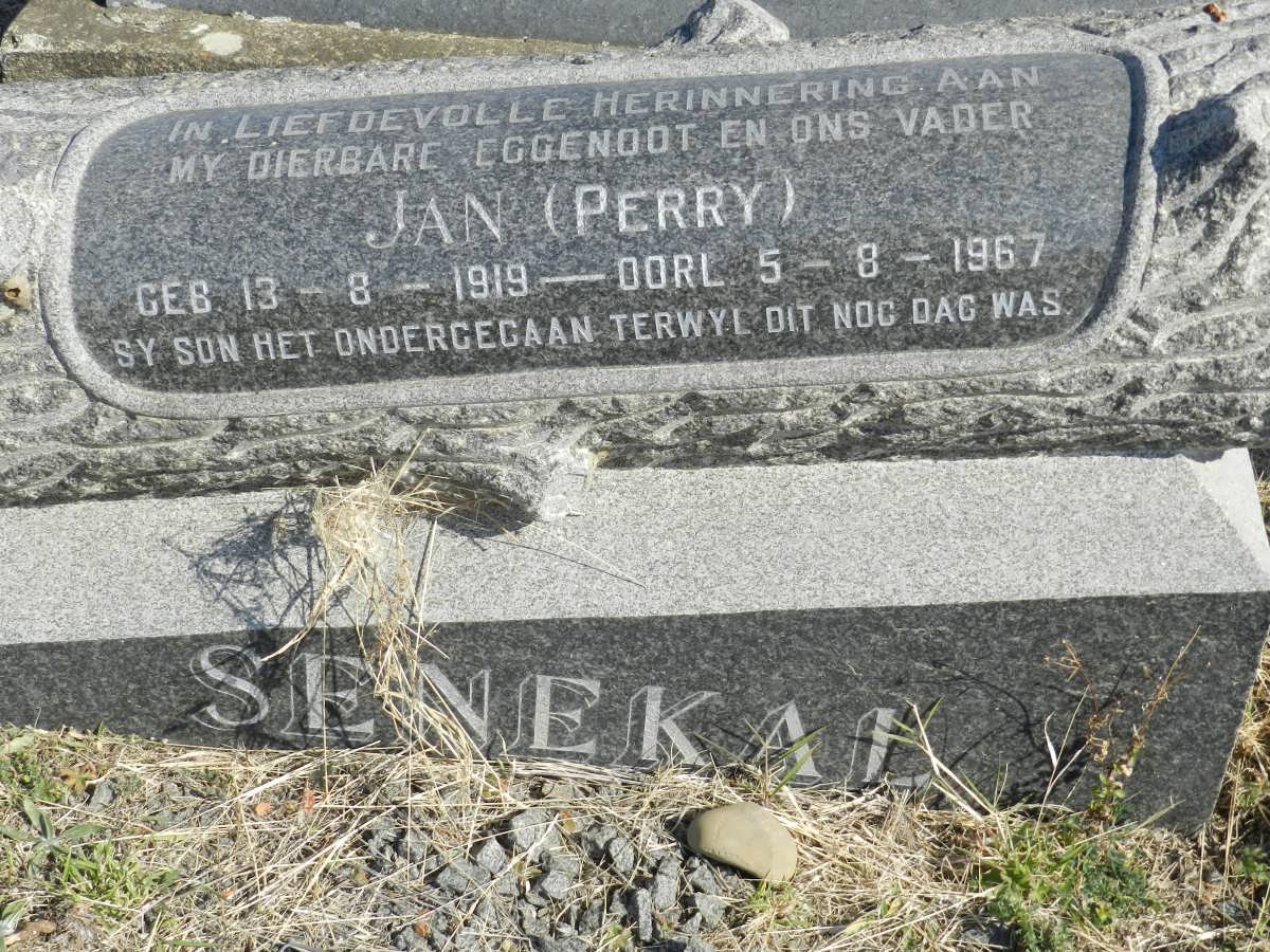 SENEKAL Jan 1919-1967