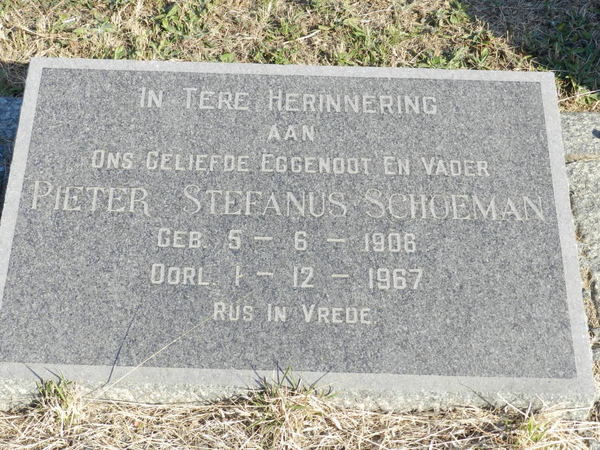 SCHOEMAN Pieter Stefanus 1906-1967
