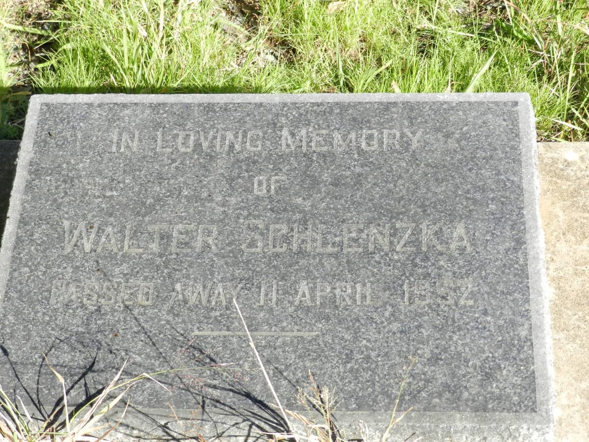 SCHLENZKA Walter -1952