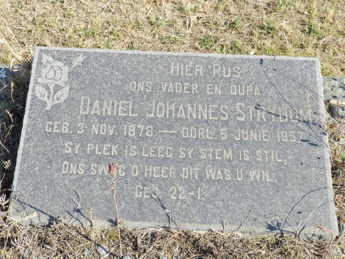 STRYDOM Daniel Johannes 1878-1957