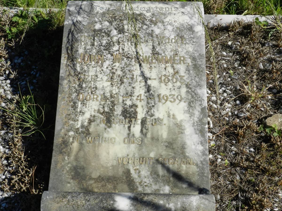 SWEMMER John W. 1863-1939