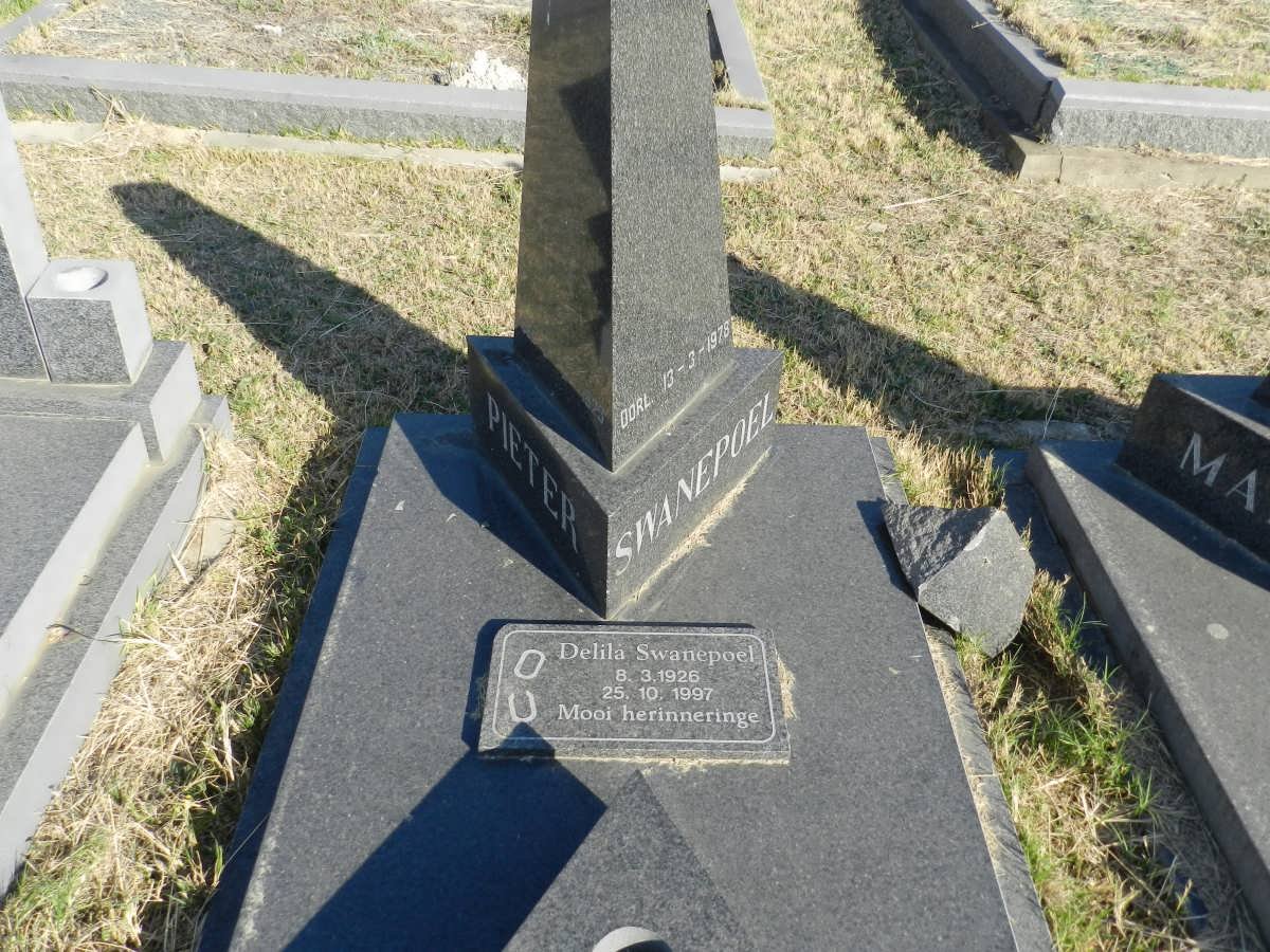 SWANEPOEL Pieter 1923-1978 &amp; Delila 1926-1997
