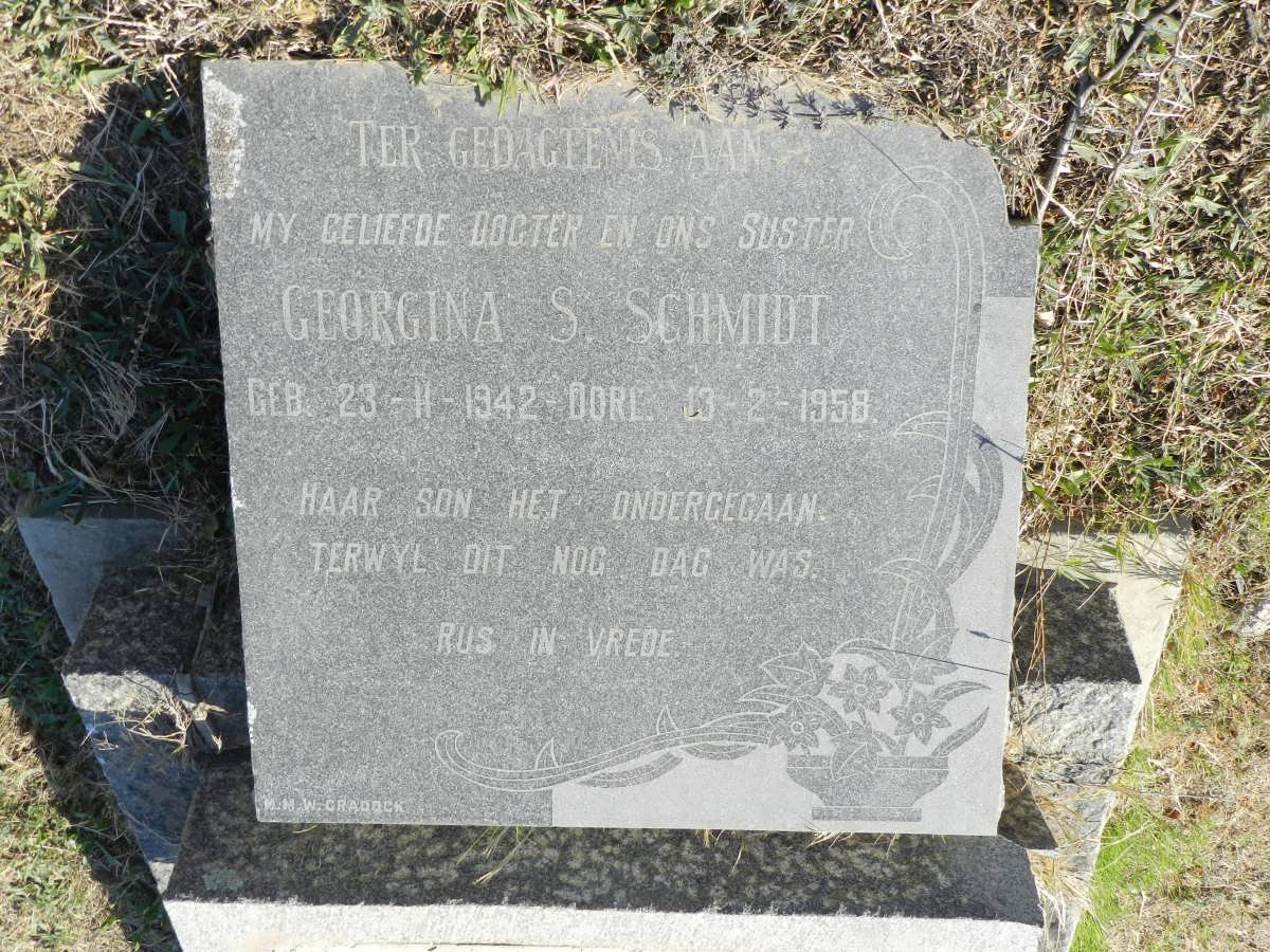 SCHMIDT Georgina S. 1942-1958