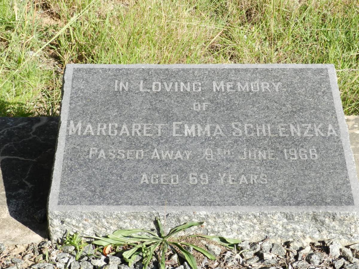 SCHLENZKA Margaret Emma -1966