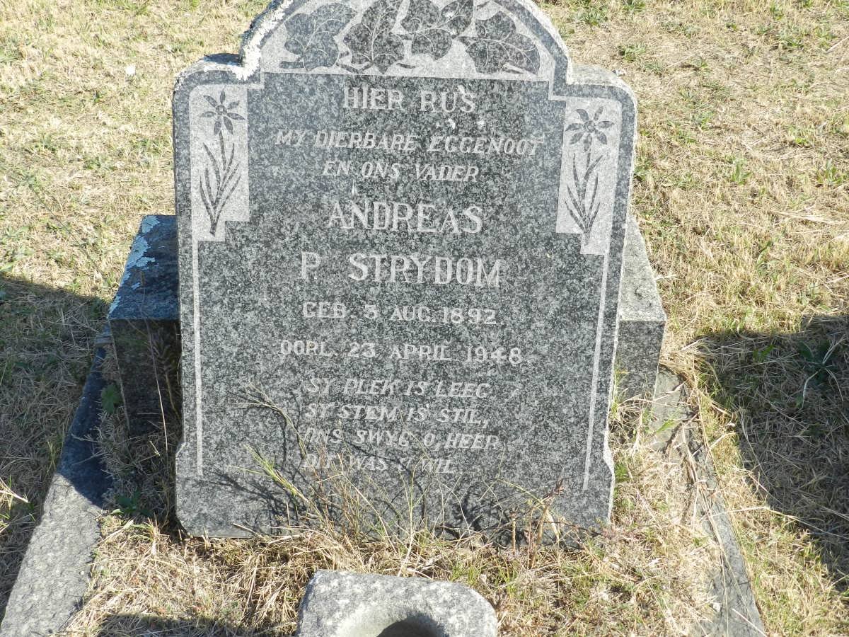 STRYDOM Andreas P. 1892-1948