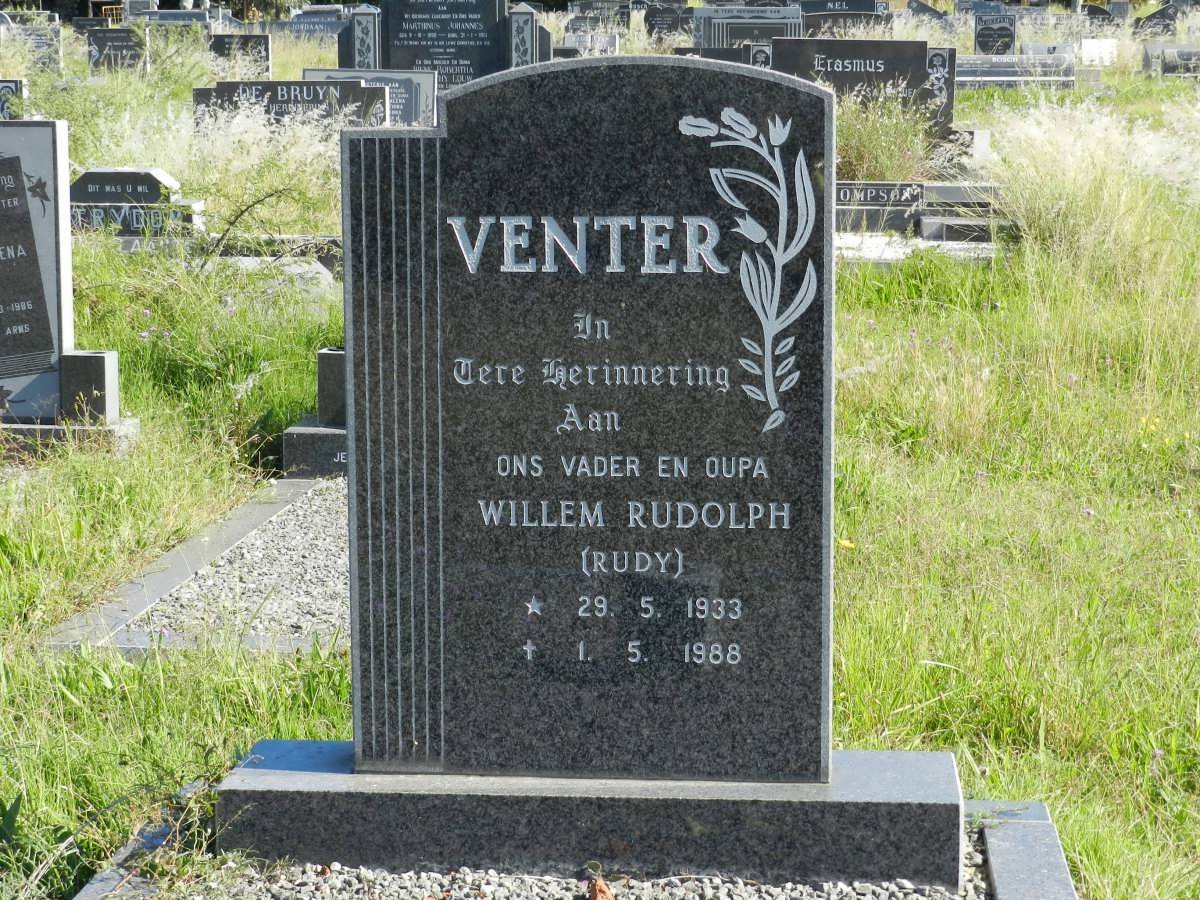 VENTER Willem Rudolph 1933-1988