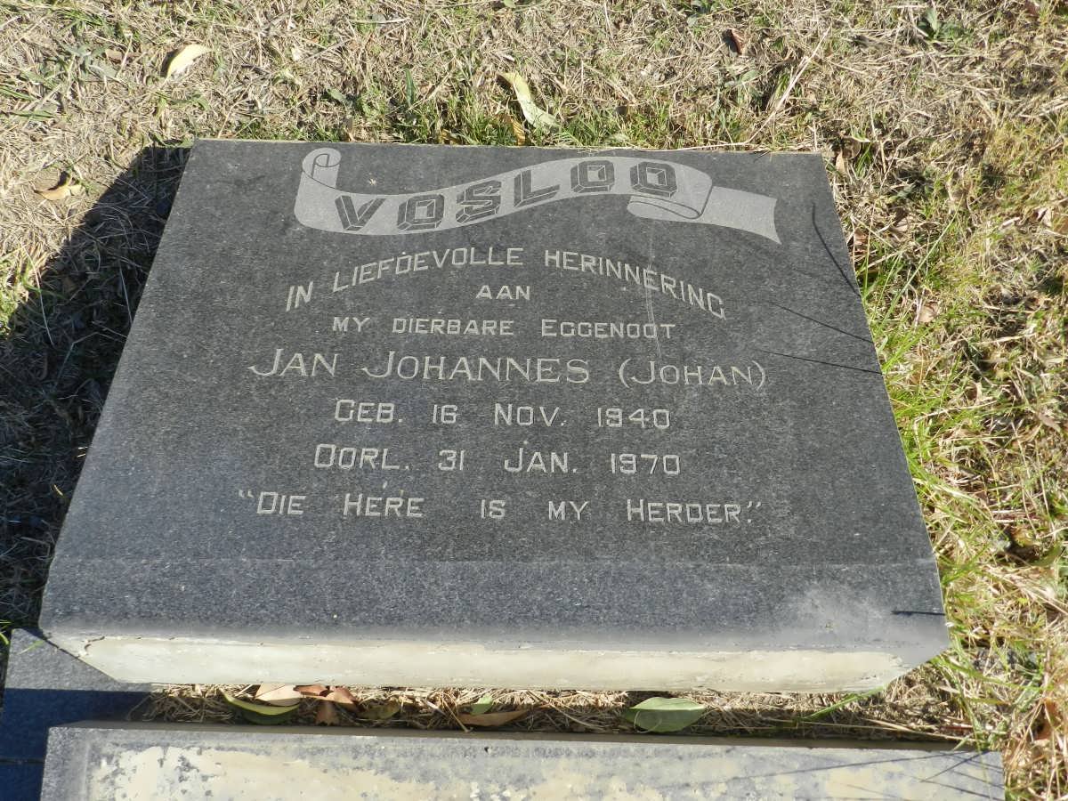 VOSLOO Jan Johannes 1940-1970