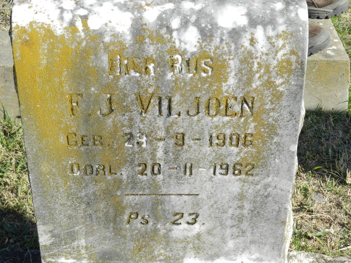 VILJOEN F.J. 1906-1962