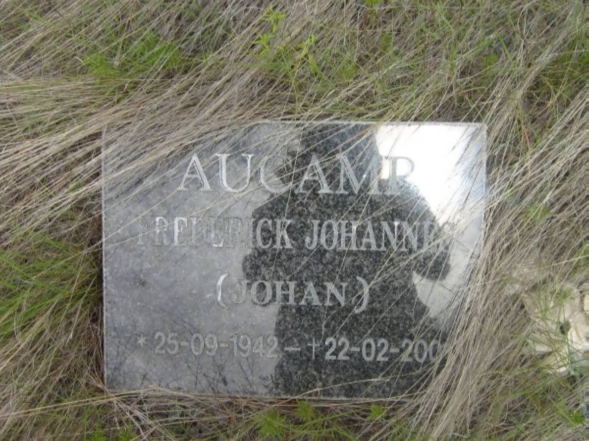 AUCAMP Frederick Johannes 1942-200?