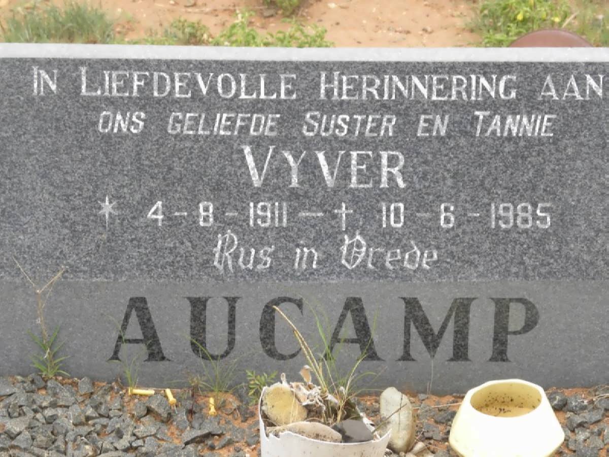 AUCAMP Vyver 1911-1985
