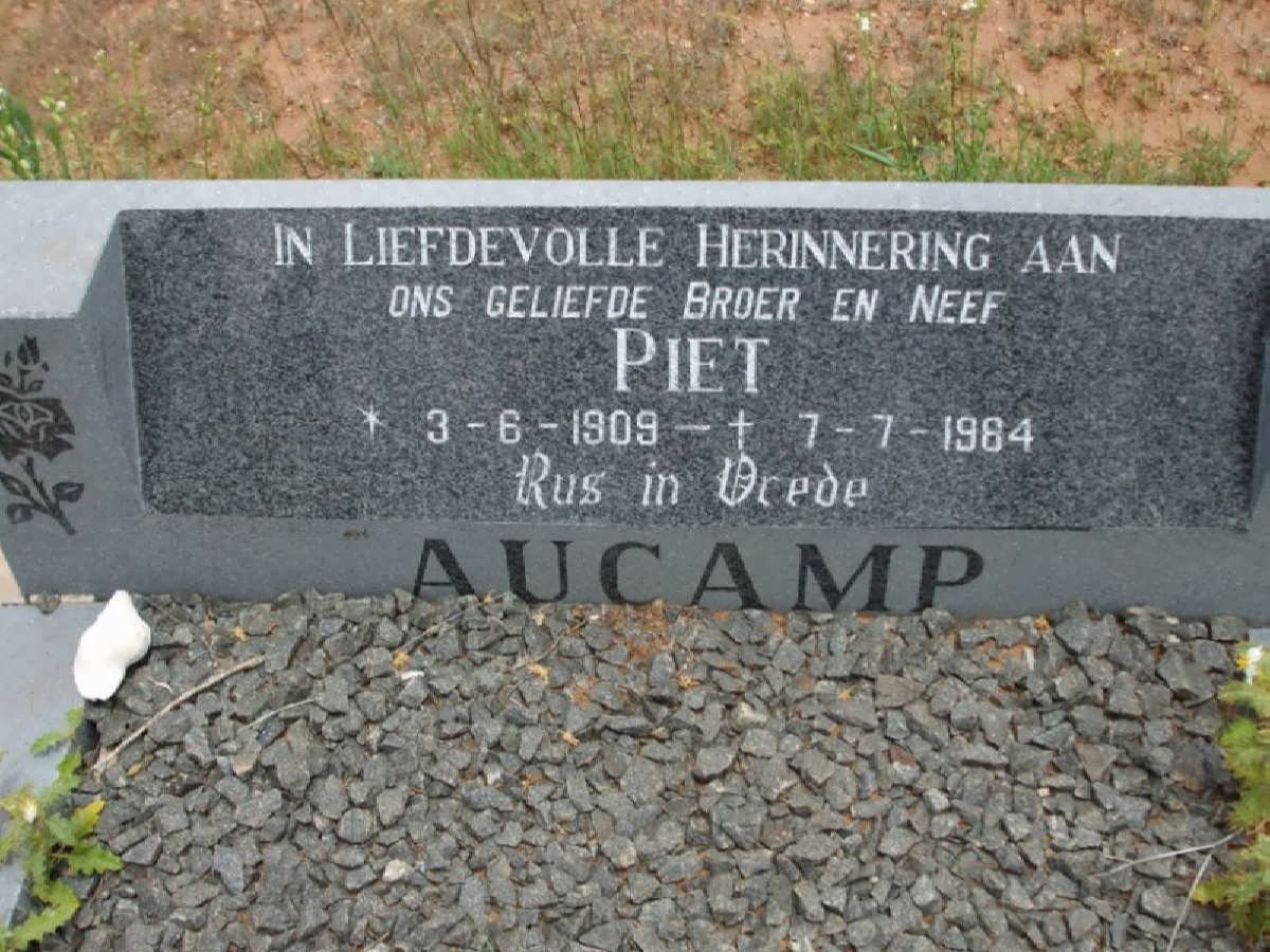 AUCAMP Piet 1909-1984