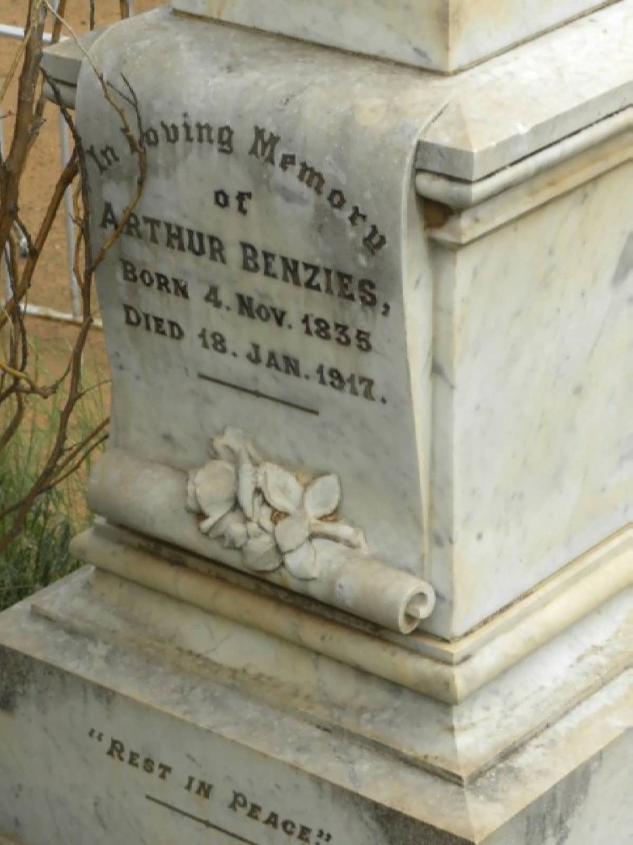 BENZIES Arthur 1835-1917