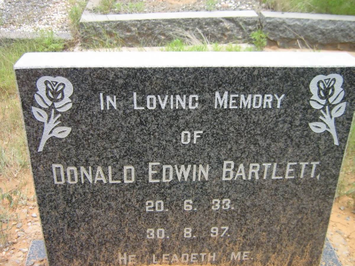 BARTLETT Donald Edwin 1933-1997