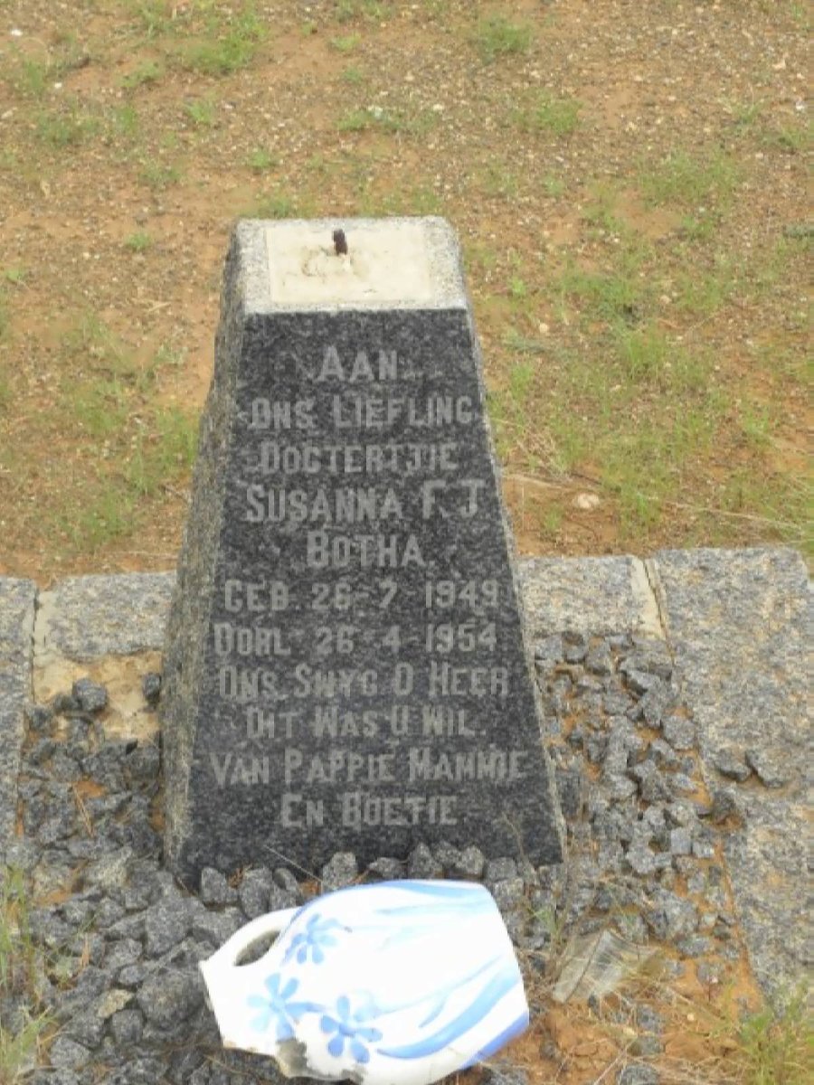 BOTHA Susanna F.J. 1949-1954