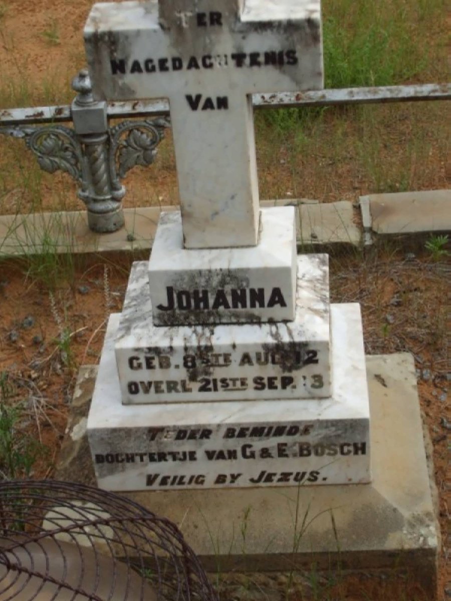 BOSCH Johanna 1912-1913