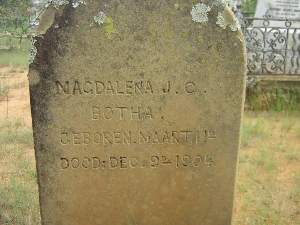BOTHA Magdalena J.C. 1904-1904