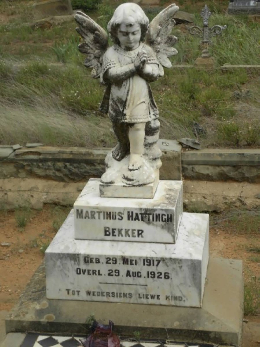 BEKKER Marthinus Hattingh 1917-1926