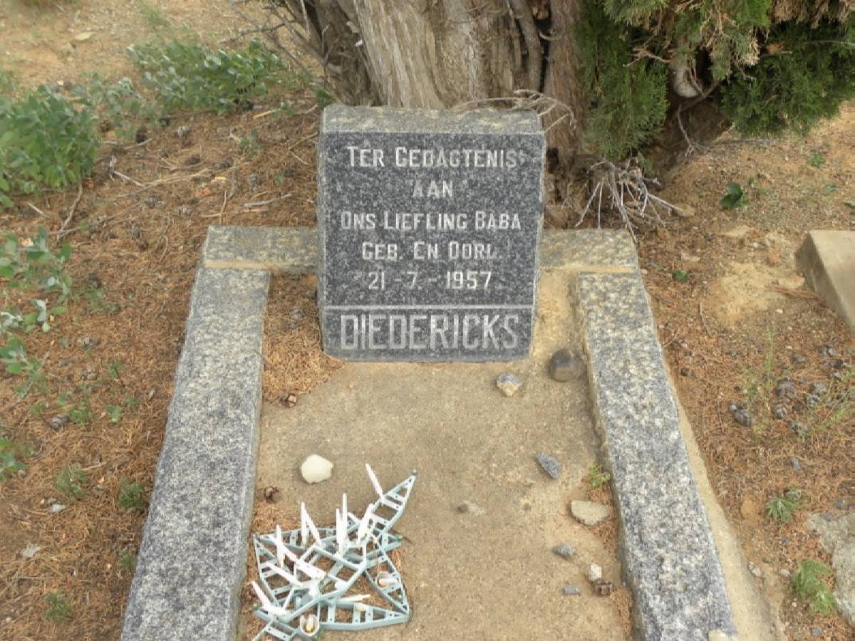 DIEDERICKS Baba 1957-1957