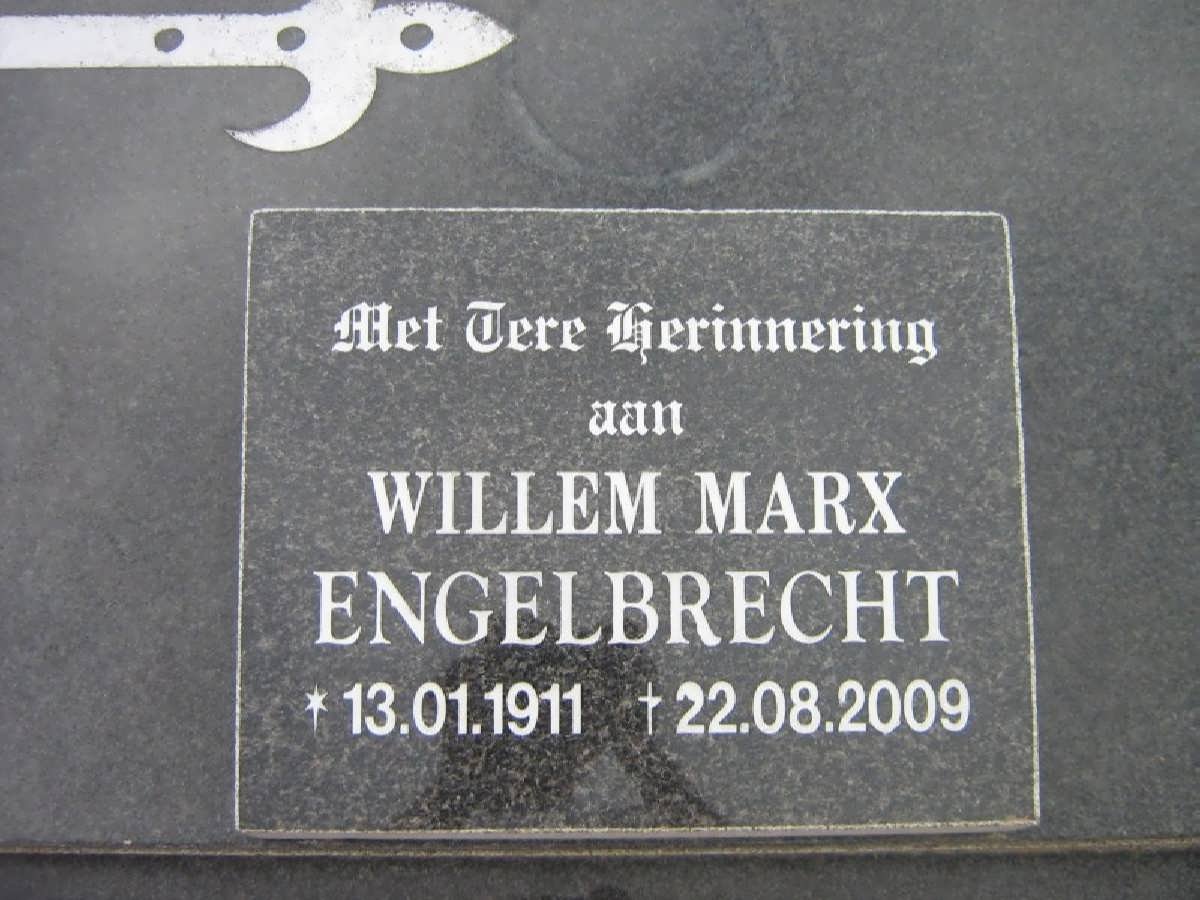 ENGELBRECHT Willem Marx 1911-2009