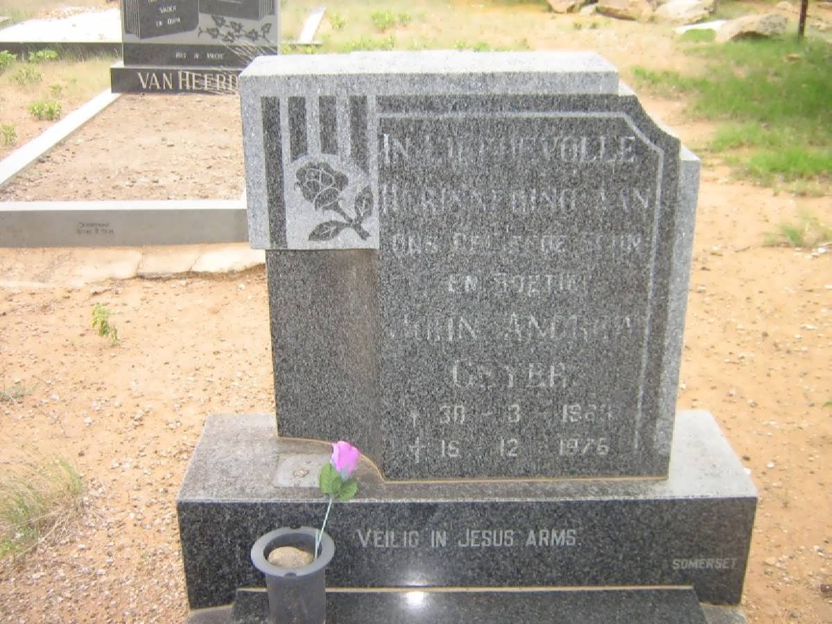 GEYER John Andrew 1969-1976