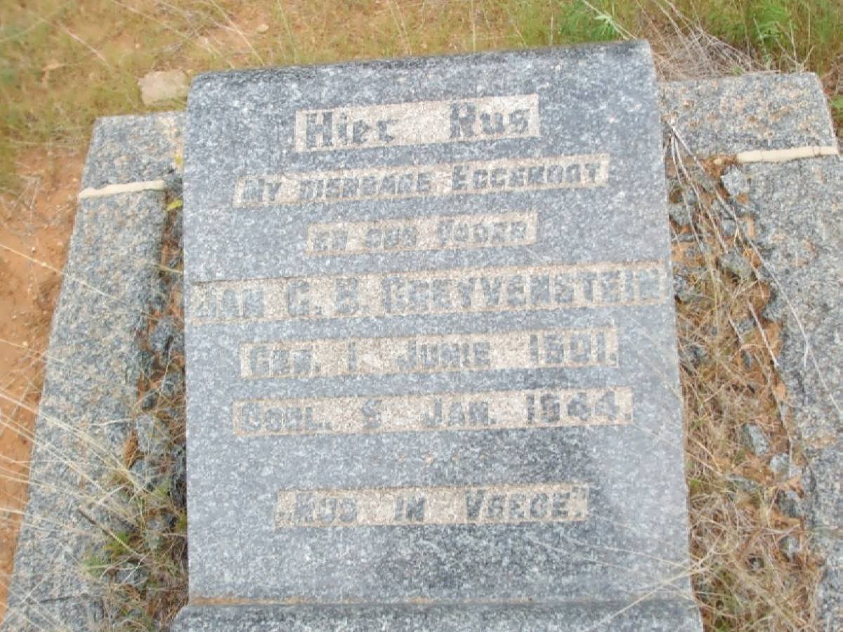 GREYVENSTEIN Jan G. B. 1901-1944