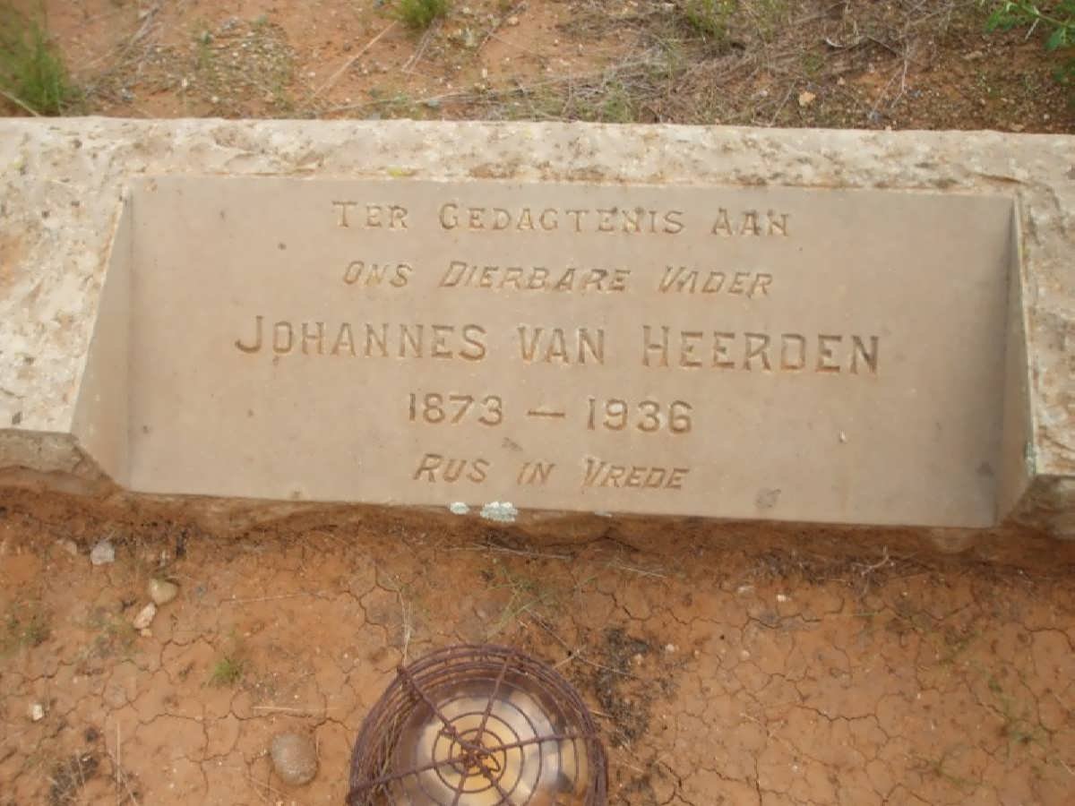 HEERDEN Johannes, van 1873-1936