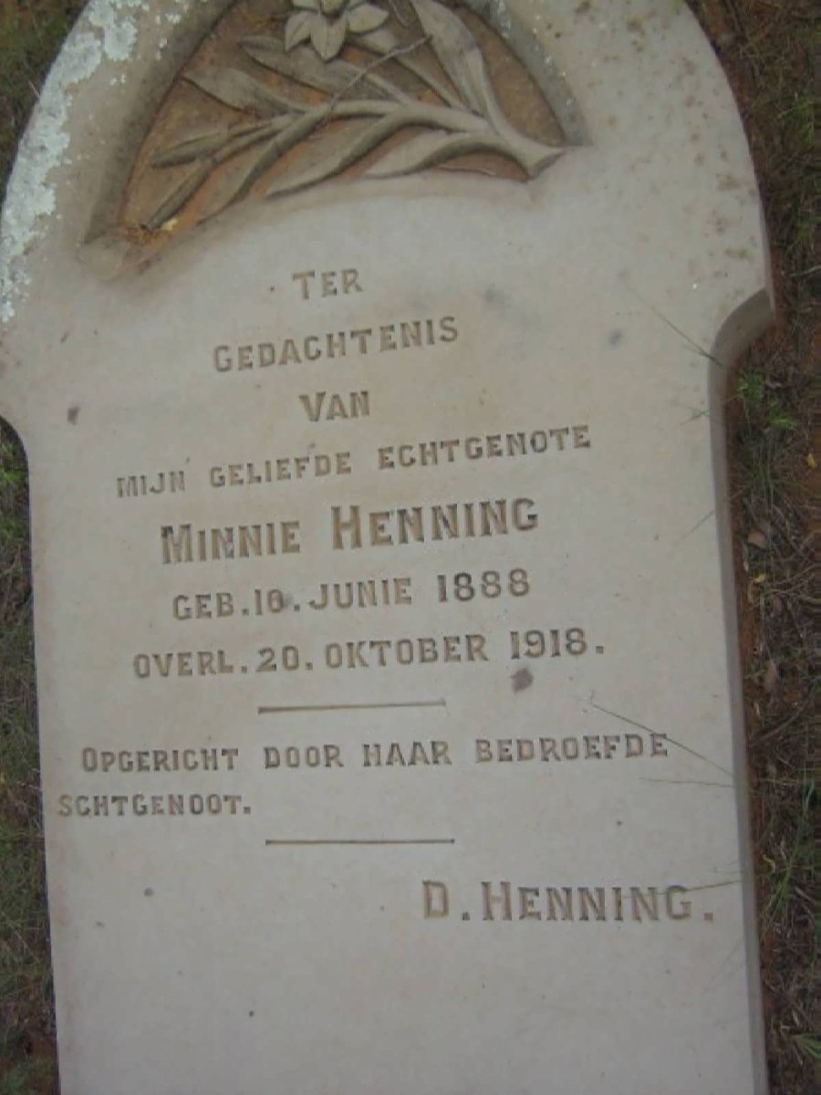 HENNING Minnie 1888-1918