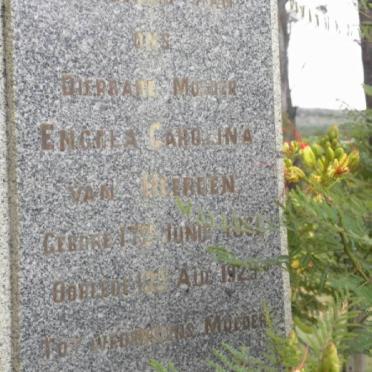 HEERDEN Engela Carolina, van 1861-1929
