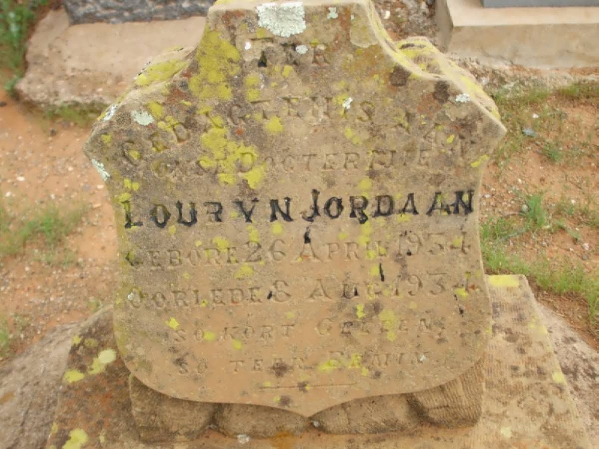 JORDAAN Louryn 1934-1934