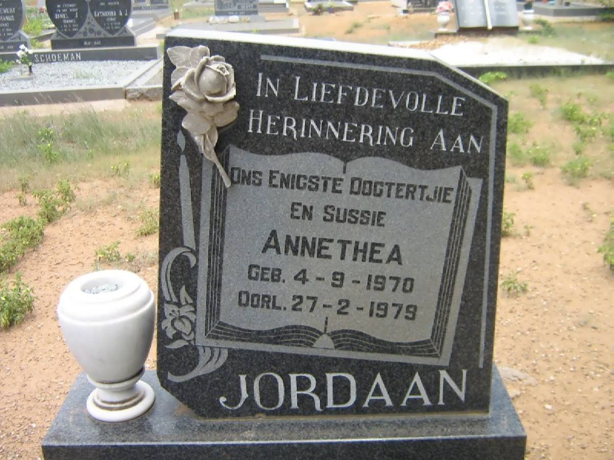JORDAAN Annethea 1970-1979