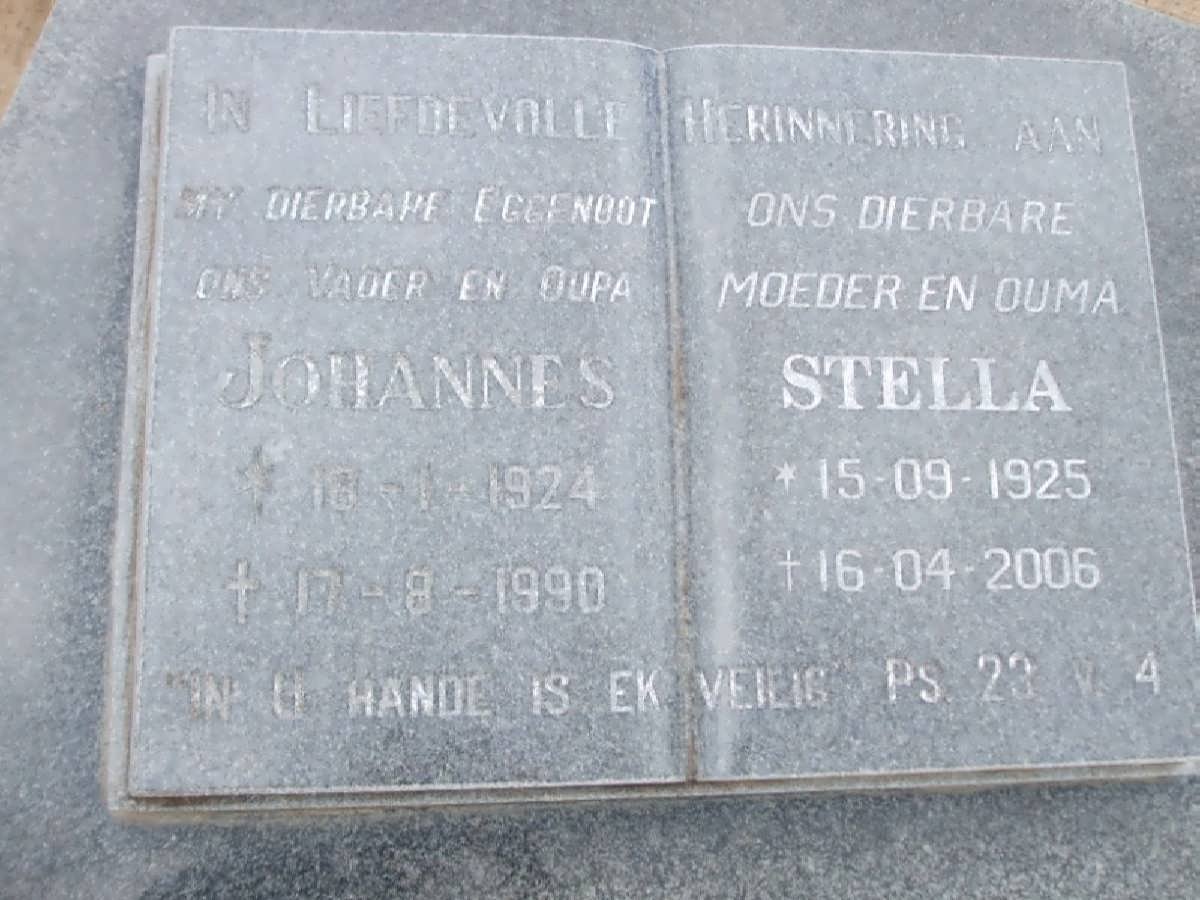 KIECK Johannes 1924-1990 &amp; Stella 1925-2006