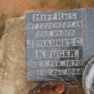 KRUGER Johannes G. 1870-1944