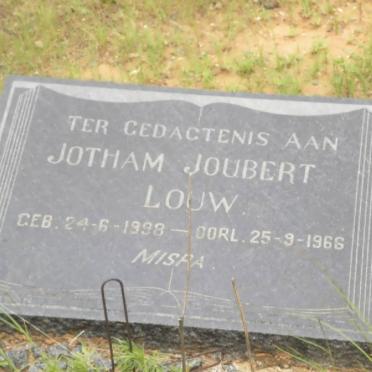 LOUW Jotham Joubert 1898-1966
