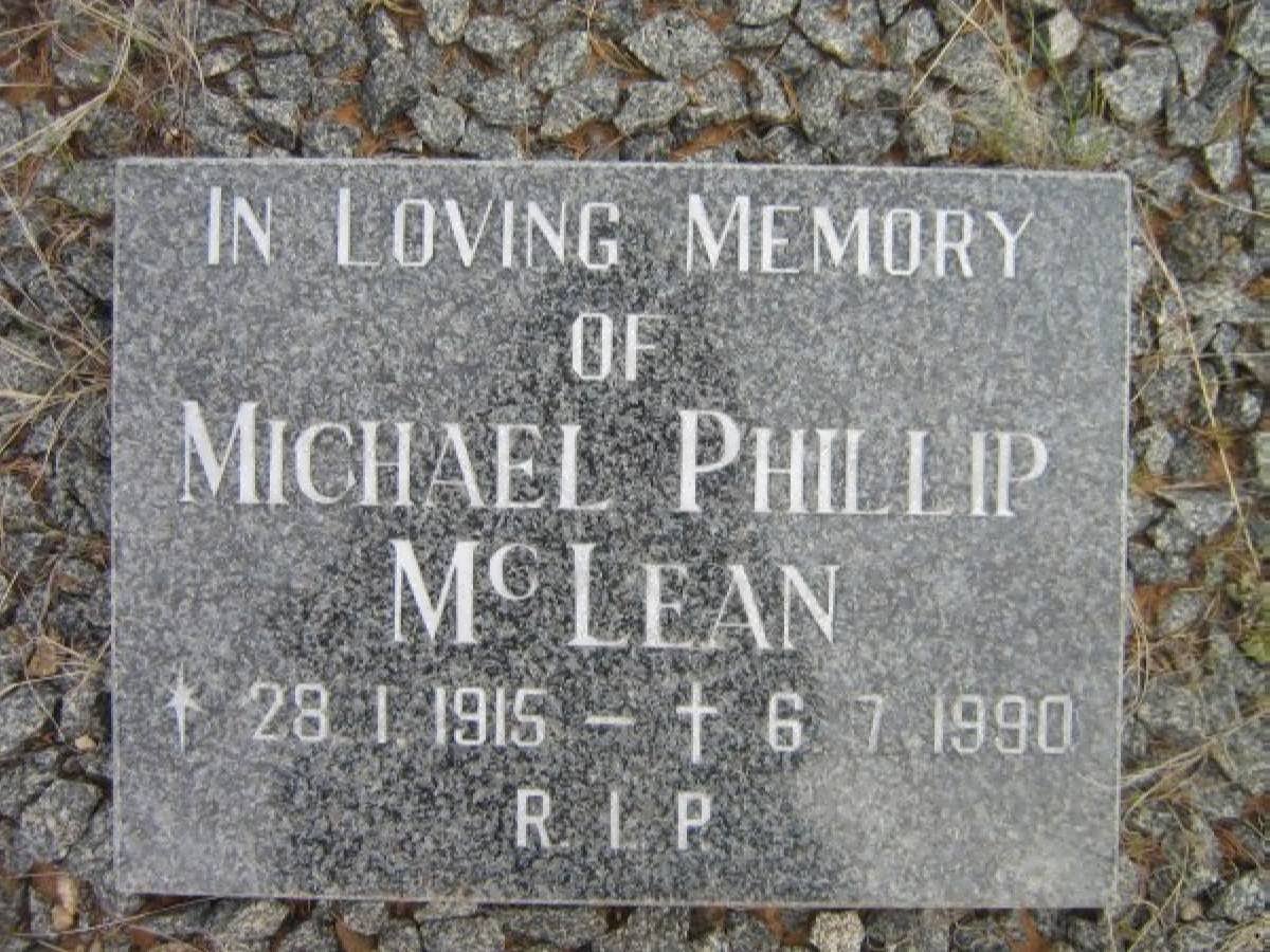 McLEAN Michael Phillip 1915-1990