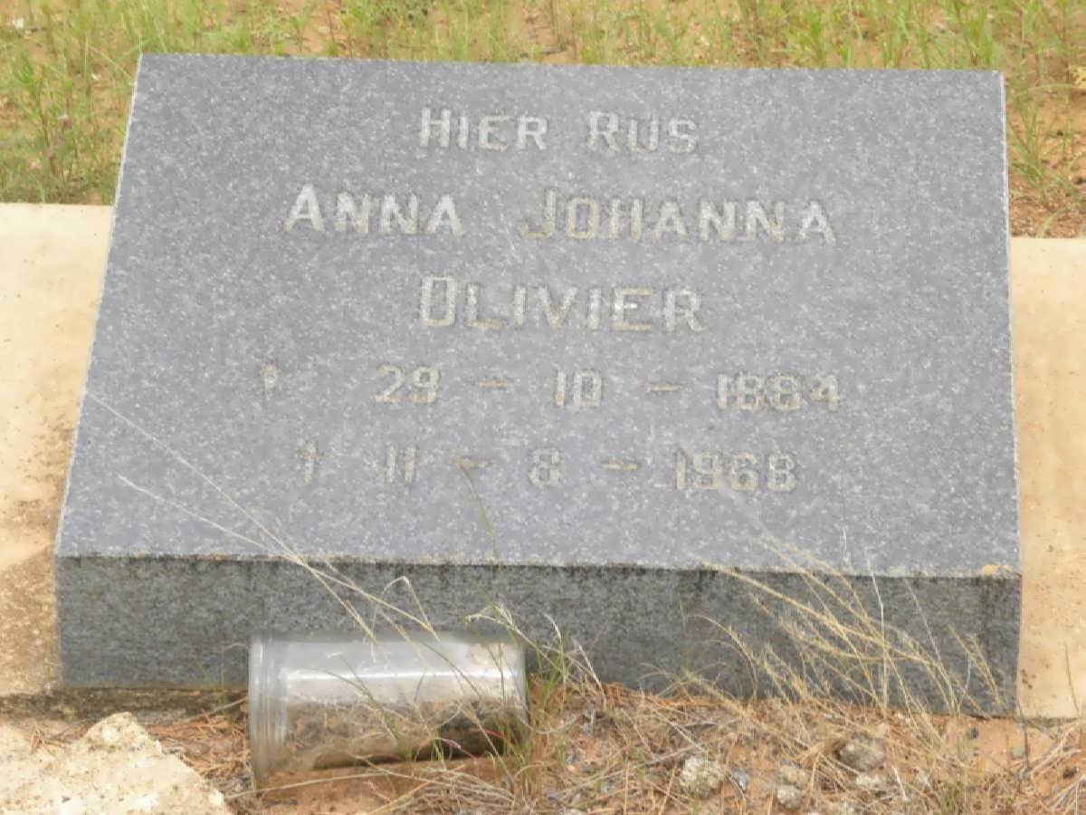 OLIVIER Anna Johanna 1884-1968