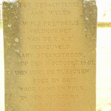 PRETORIUS W.H.J. -1901