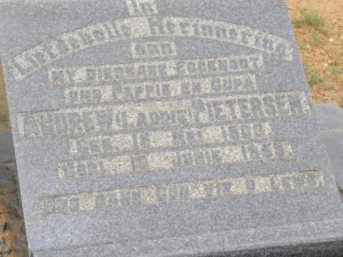 PIETERSEN Andrew 1903-1959