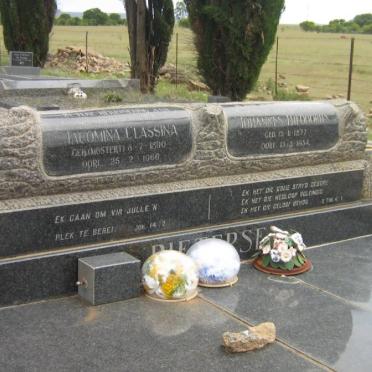 PIETERSE Johannes Theodorus 1877-1954 &amp; Jacomina Classina MOSTERT 1890-1966