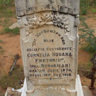 PRETORIUS Johannes L. 1874-1941 &amp; Cornelia Susana SCHOEMAN 1876-1918