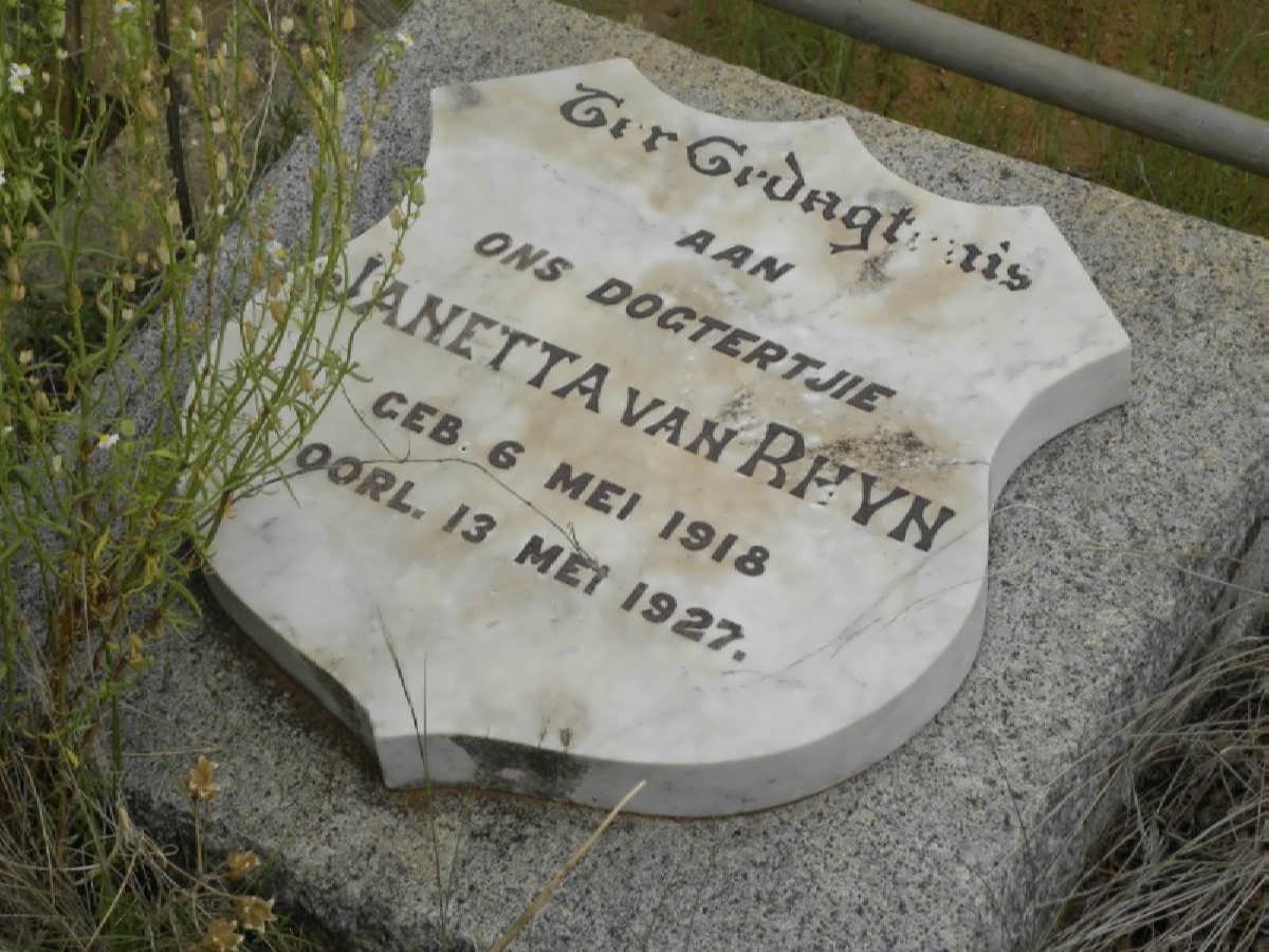 RHYN Janetta, van 1918-1927
