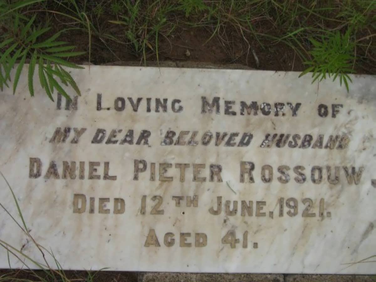 ROSSOUW Daniel Pieter -1921