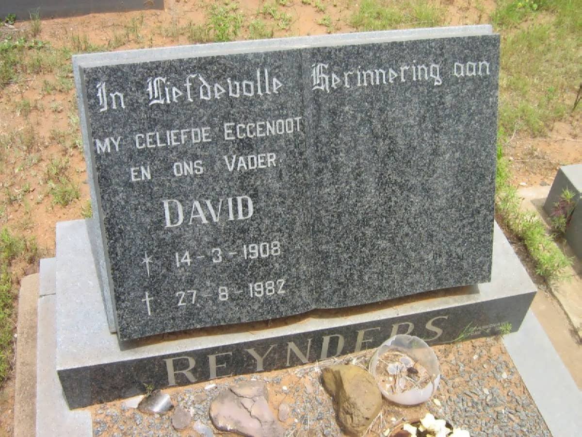REYNDERS David 1908-1982