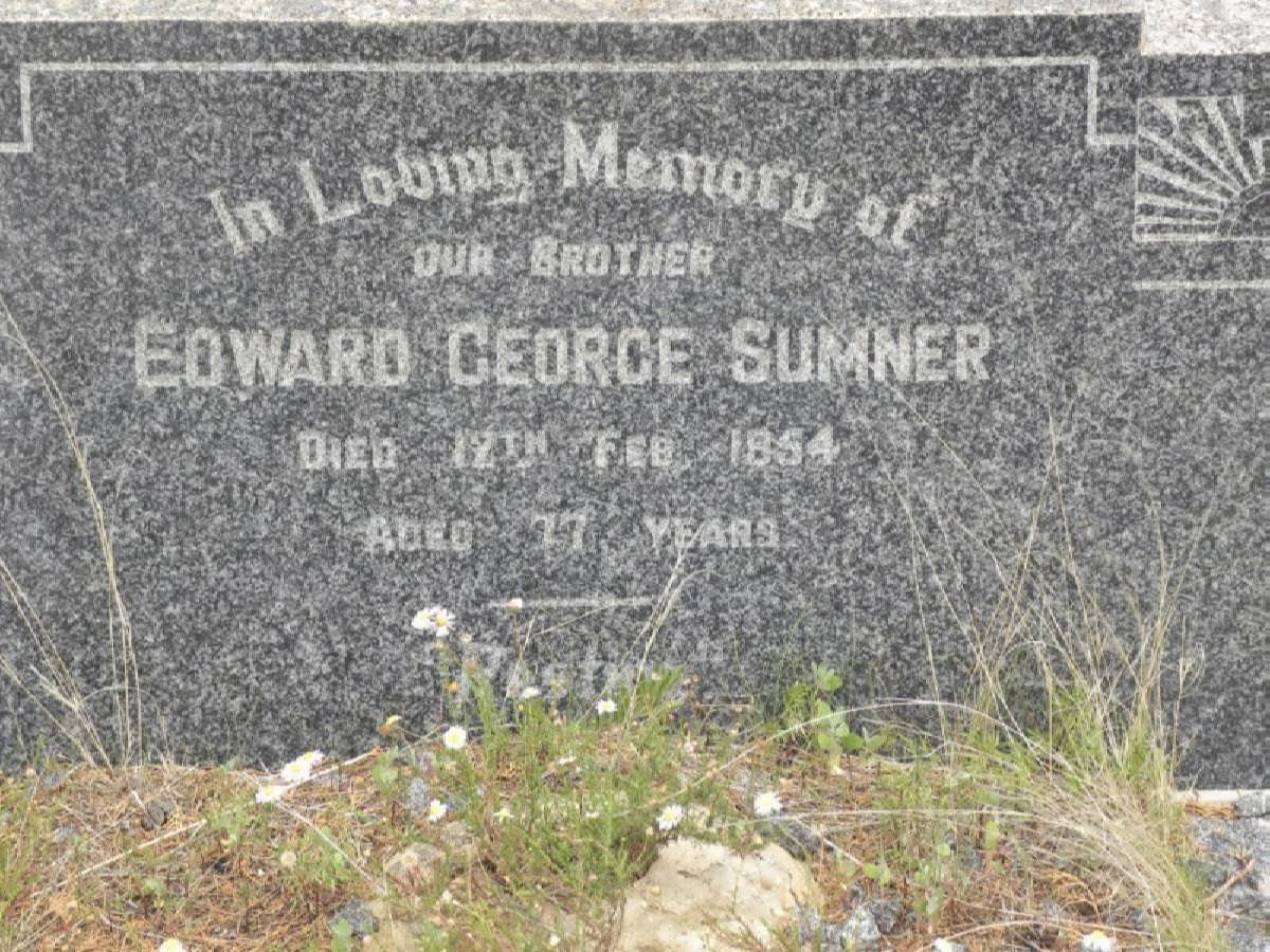 SUMNER Edward George -1954