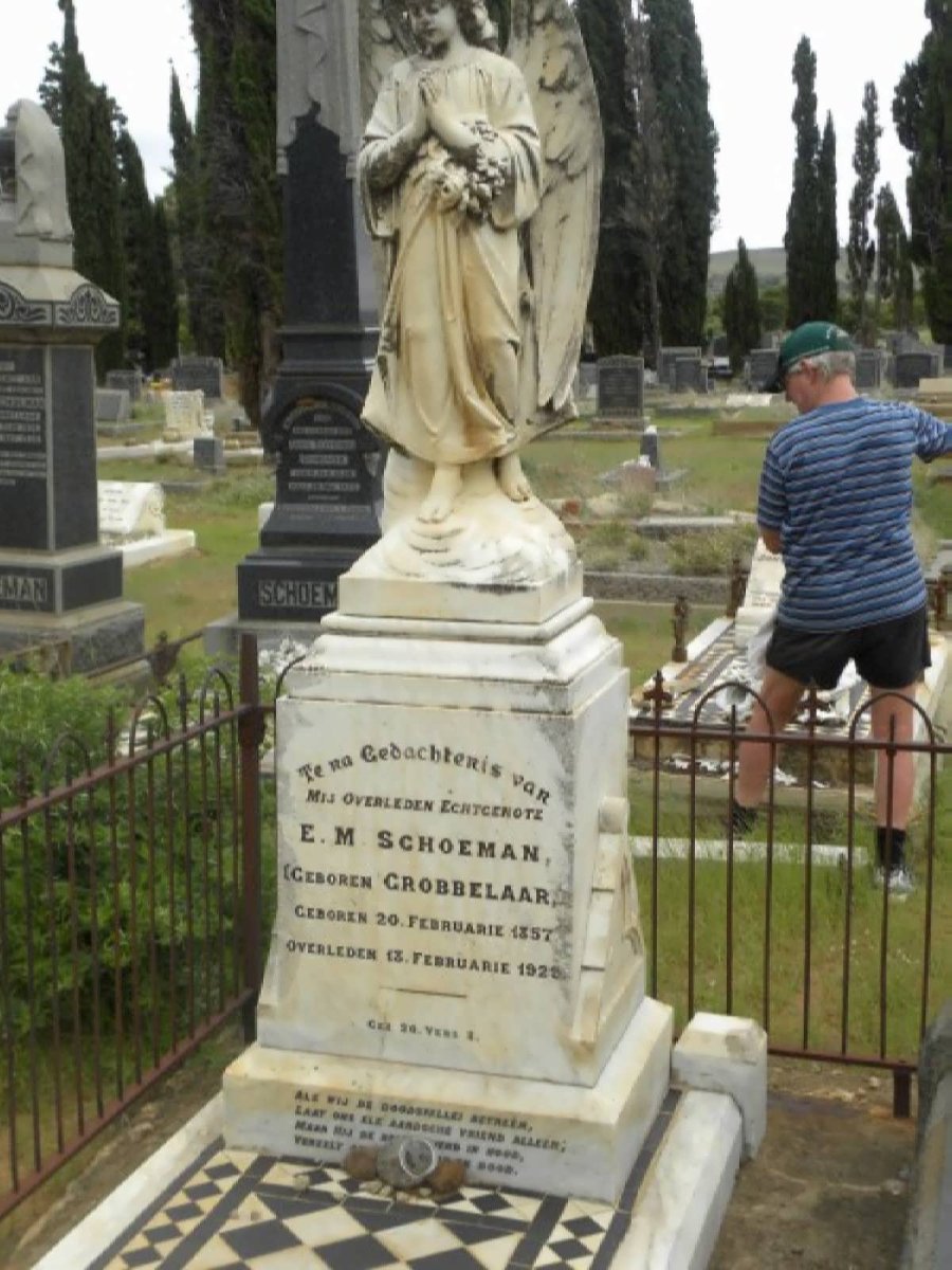 SCHOEMAN E.M. nee GROBBELAAR 1857-1928