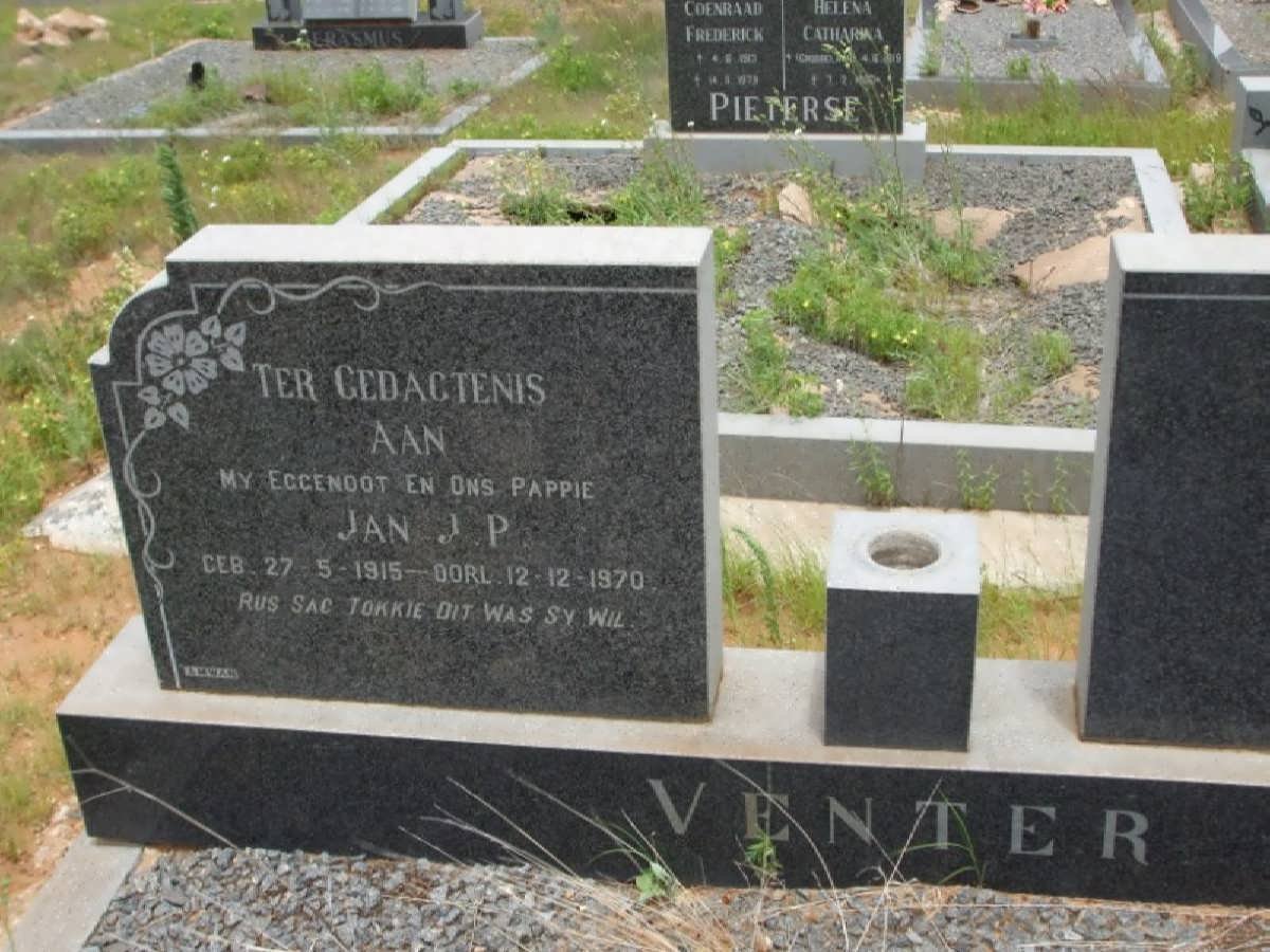 VENTER Jan J.P. 1915-1970