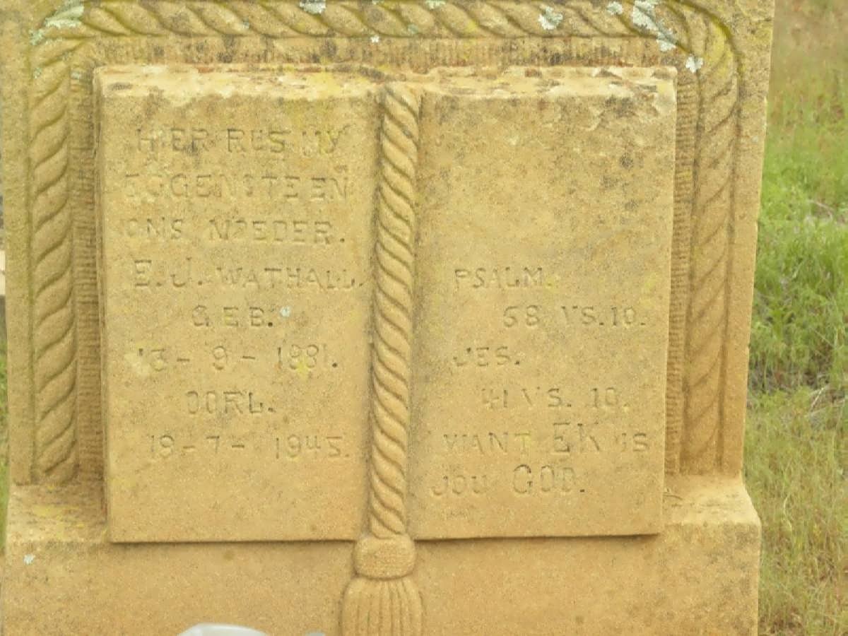 WATHALL E.J. 1881-1945