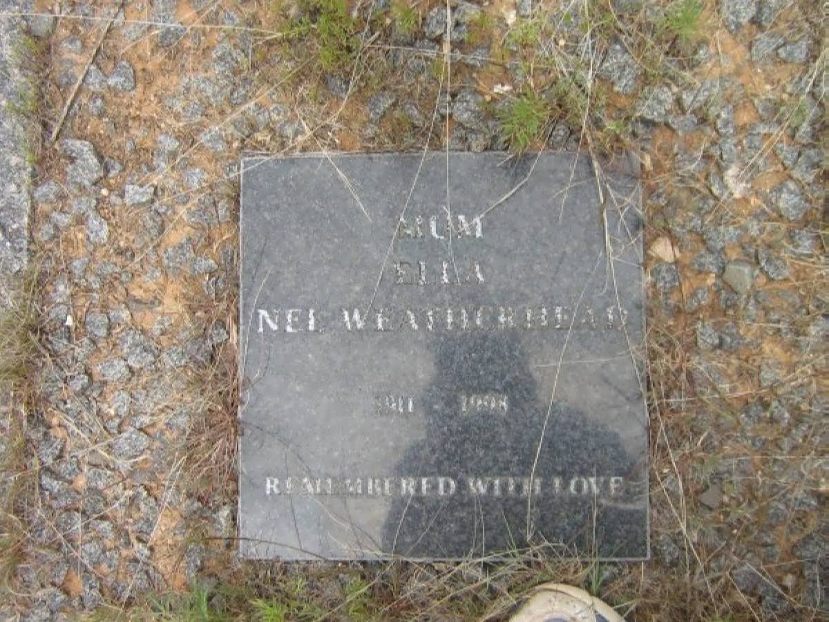 WEATHERHEAD Ella Nel 1911-1998