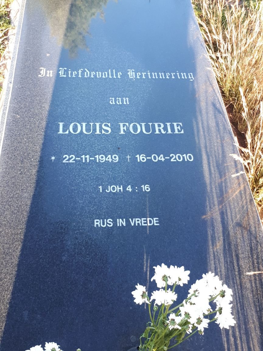 FOURIE Louis 1949-2010